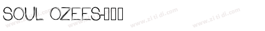SOUL OZEES字体转换